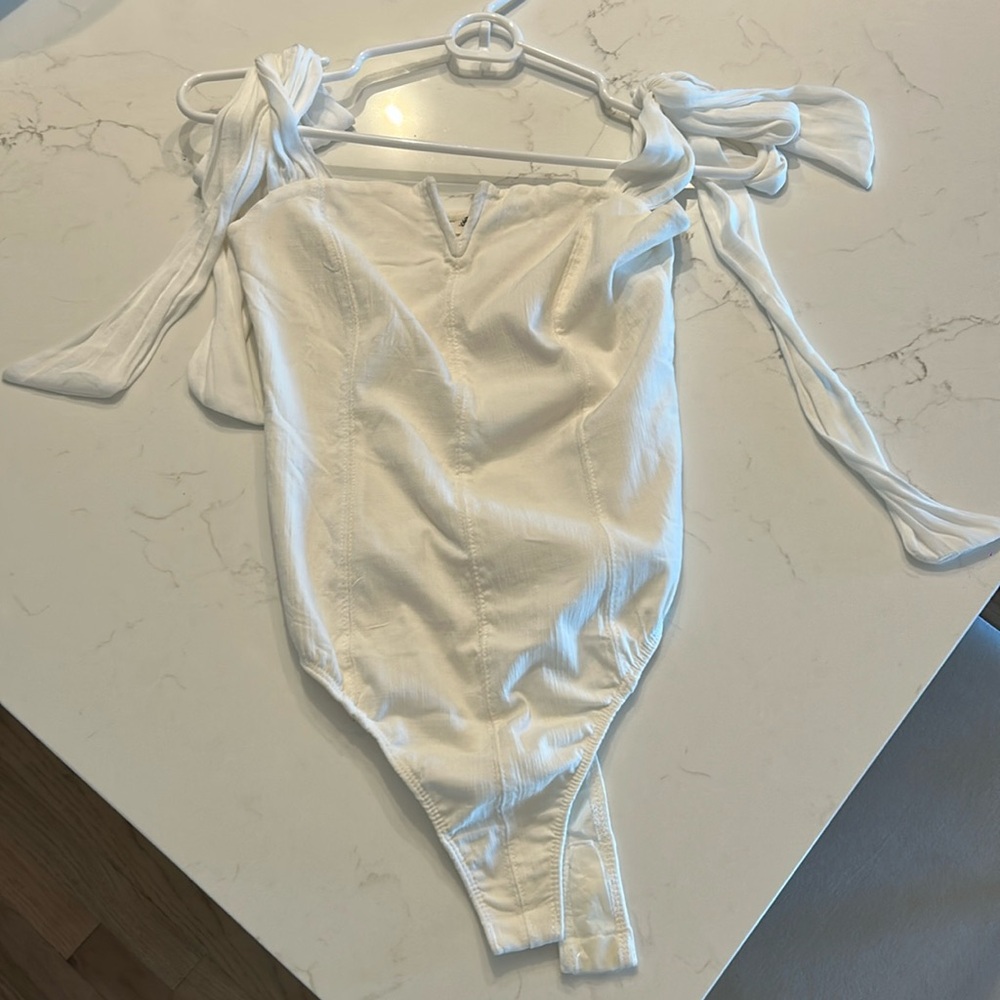 White bodysuit- worn once